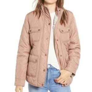 Pink Fleece Lined Utility Jacket